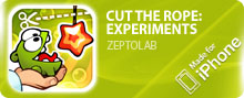 ������� CUT THE ROPE: EXPERIMENTS ��� iPhone/iPod Touch/iPad ���������
