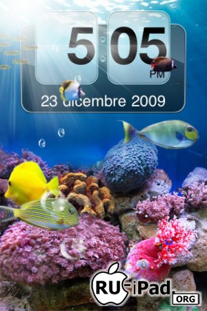 Amazing Aquarium Clock 2.0 [ipa/iPhone/iPod Touch/iPad]