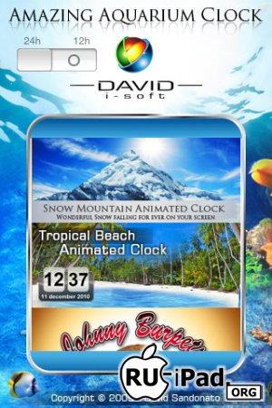 Amazing Aquarium Clock 2.0 [ipa/iPhone/iPod Touch/iPad]