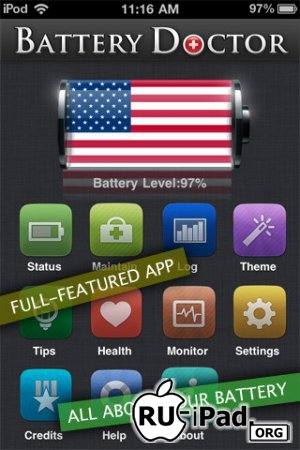 Battery Doctor Pro  Max Your Battery Life 6.1 [ipa/iPhone/iPod Touch/iPad]
