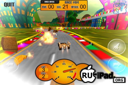 CrazyKartOON 1.4 [ipa/iPhone/iPod Touch/iPad] 