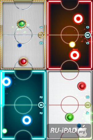 Glow Hockey 2 [2.2.5][ipa/iPhone/iPod Touch]