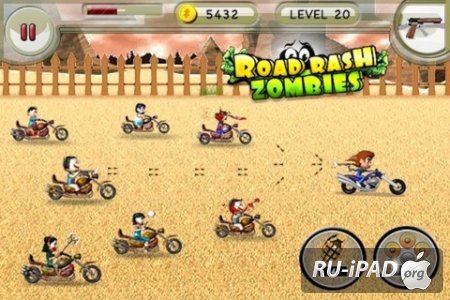 RoadRash Zombies ( 3D Bike Racing and Shooting Games ) [1.0] [ipa/iPhone/iPod Touch/iPad]