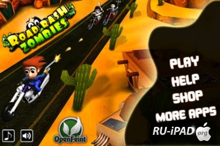 RoadRash Zombies ( 3D Bike Racing and Shooting Games ) [1.0] [ipa/iPhone/iPod Touch/iPad]