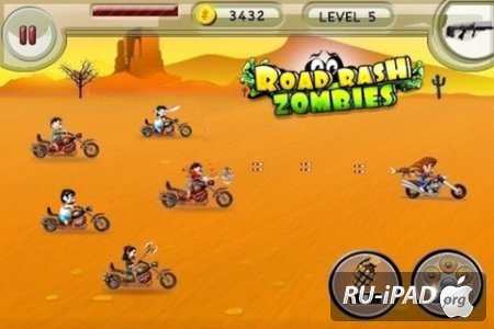 RoadRash Zombies ( 3D Bike Racing and Shooting Games ) [1.0] [ipa/iPhone/iPod Touch/iPad]