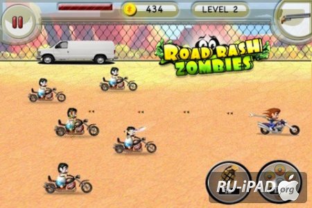 RoadRash Zombies ( 3D Bike Racing and Shooting Games ) [1.0] [ipa/iPhone/iPod Touch/iPad]