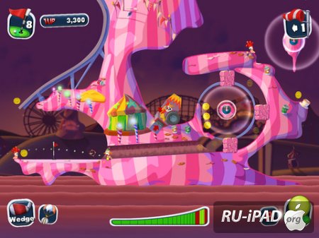 Worms Crazy Golf HD [1.06] [ipa/iPad]