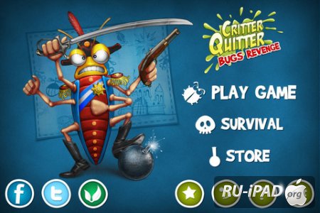 Critter Quitter: Bugs Revenge [1.3.0] [ipa/iPhone/iPod Touch/iPad]