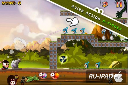 Worm vs Birds [1.2] [ipa/iPhone/iPod Touch/iPad]