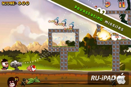 Worm vs Birds [1.2] [ipa/iPhone/iPod Touch/iPad]