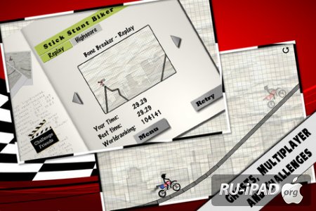 STICK STUNT BIKER [6.3] [iPad/iPhone/iPod Touch/iPad]