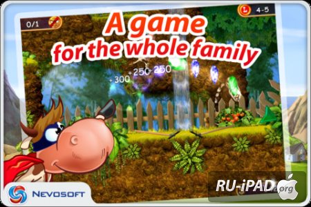 Supercow: funny farm arcade platformer [1.7] [ipa/iPhone/iPod Touch]