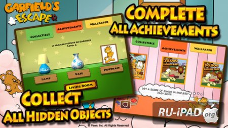 Garfield's Escape [1.0.1] [IPA/IPHONE/IPOD TOUCH/IPAD]