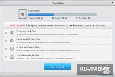 Phone Clean:    iPhone, iPod Touch  iPad   PC/Mac