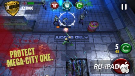Judge Dredd vs Zombies [1.7]  [IPA/IPHONE/IPOD TOUCH/IPAD]