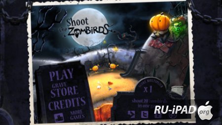 Shoot The Zombirds [1.11] [ipa/iPhone/iPod Touch/iPad]