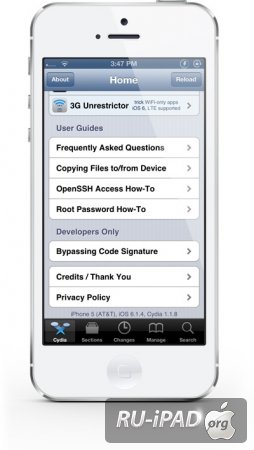  iPhone 5  iOS 6.1.4